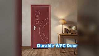 Durable WPC Hollow Door Moisture Resistant Heat Insulated