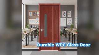 Durable WPC Glass Door Soundproof Heatproof
