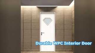 Durable WPC Hollow Door Low Maintenance Heat Insulation