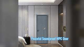 Soundproof WPC Interior Door Peaceful Space