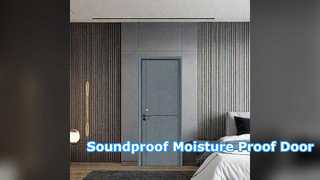 Soundproof WPC Hollow Door Moisture Resistant