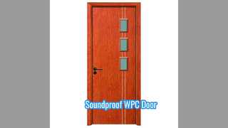 Durable WPC Glass Door Heat Insulation Soundproof