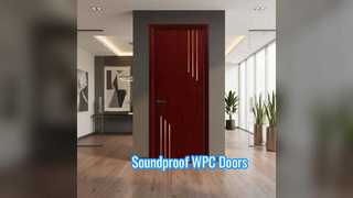 Soundproof WPC Doors Custom Heat Insulation