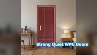 WPC Hollow Door Strength Stability Noise Reduction