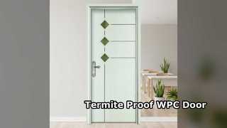 WPC Glass Door Termite Proof Soundproof Energy Efficient