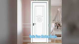 Formaldehyde Free WPC Doors Durable Modern Style