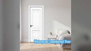 Waterproof Fireproof WPC Hollow Door For Home