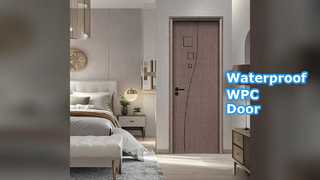 WPC Hollow Door Waterproof Durable Modern Style