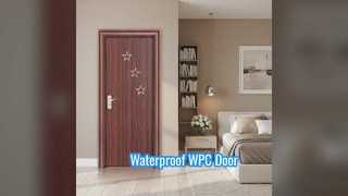 Waterproof WPC Hollow Door for Home Decor